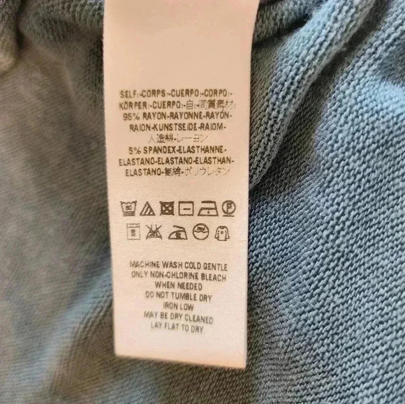 Free People Shirt Tie Dye Ombre Tunic Blue Size Small 66170 - Picture 7 of 11